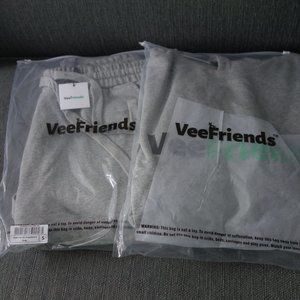 VeeFriends Classic Ash Grey Track Suit Size S